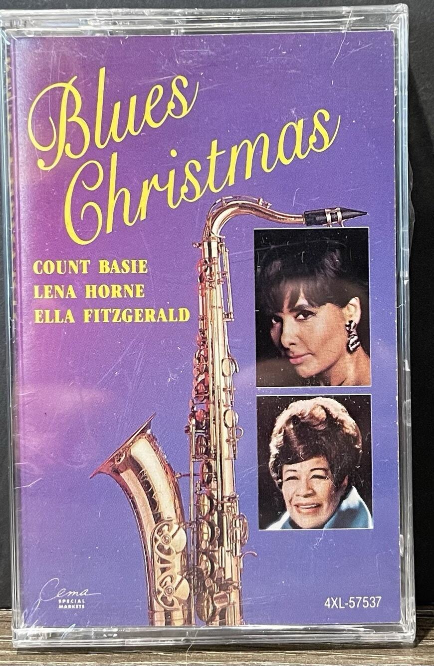Blues Christmas Cassette Count Basie Lena Horne Ella Fitzgerald 1991